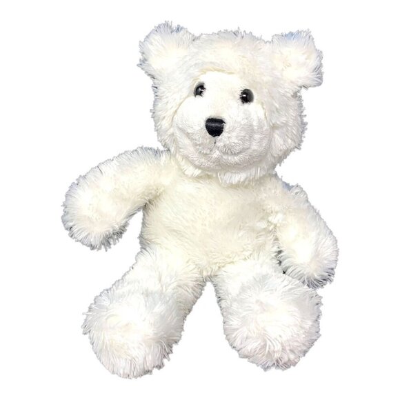 Princess Soft Toys White Teddy Bear 11in Plush Stuffed Animal Toy Gift Cuddly - Picture 2 of 11